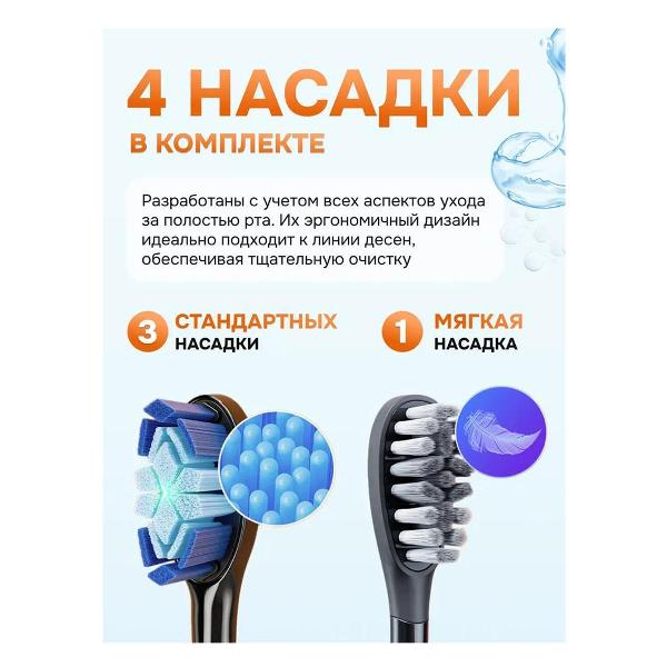 Электрическая зубная щетка Bitvae S3 Smart GLOBAL розовая