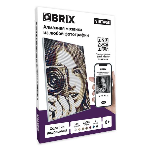 Настольная игра QBRIX фото-мозаика VINTAGE А4 фото