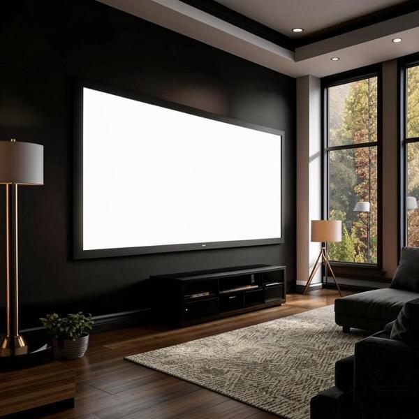 Экран для видеопроектора S'ok SCFRV-221x125