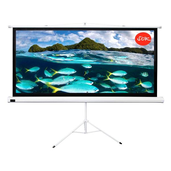 Экран для видеопроектора S'ok SCPST-266x150