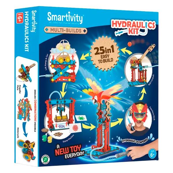 Конструктор деревянный детский Smartivity Набор Гидравлических Устройств фото