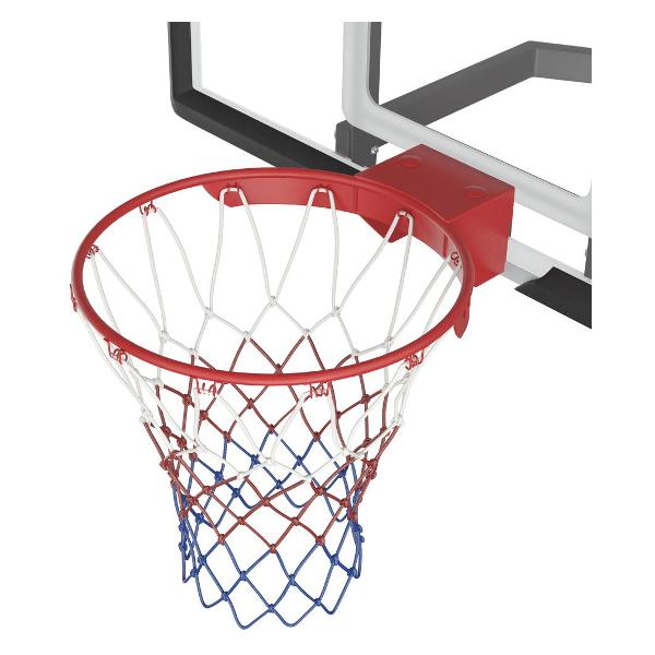 Баскетбольная стойка стационарная UNIX line щит из поликарбоната в стальной раме / B-Stand-PC с регулировкой высоты 230-305 см, щит 140х80 см (54"x32"), диаметр кольца R45