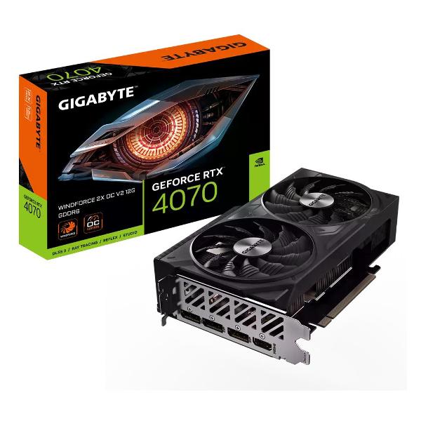 Видеокарта GIGABYTE GeForce RTX 4070 12GB GV-N4070WF2OCV2-12GD