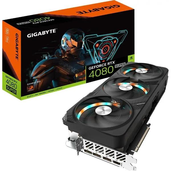 Видеокарта GIGABYTE GeForce RTX 4080 Super 16GB GV-N408SGAMING-16GD