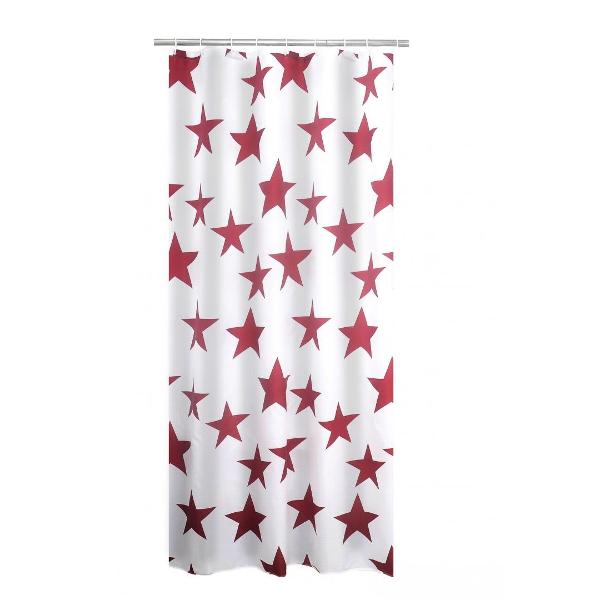 Штора для ванной RIDDER Star красная фото