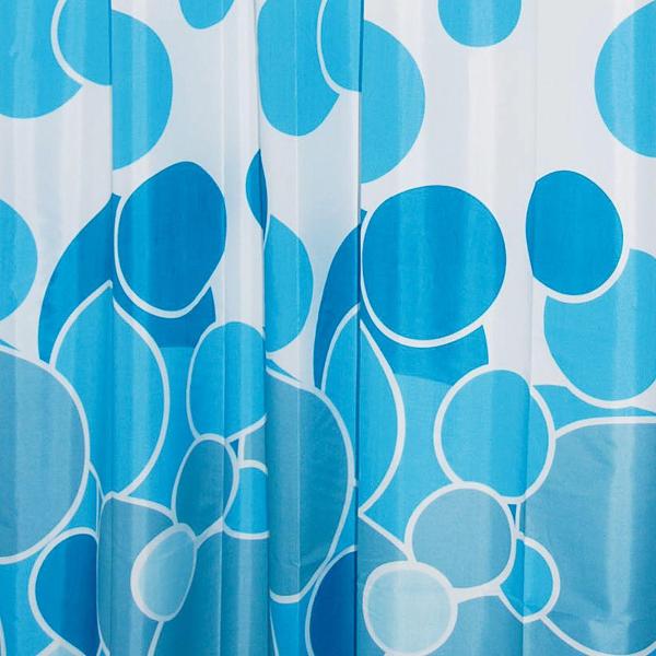 Штора для ванной RIDDER Kani голубая фото