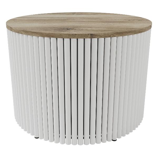 Столик журнальный GENGLASS TRUBIS Wood M GGT-03-3-1-M-60