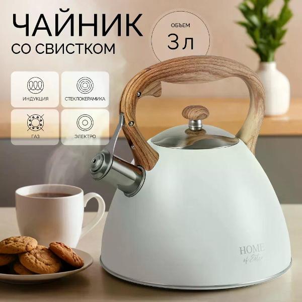 Чайник HOME of Ester 69101-WH-OZ