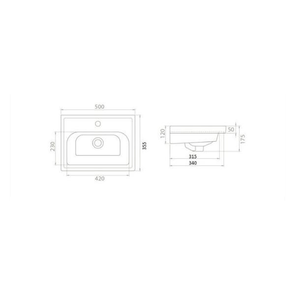 Тумба с раковиной OPADIRIS Палермо OSPL150WM-K