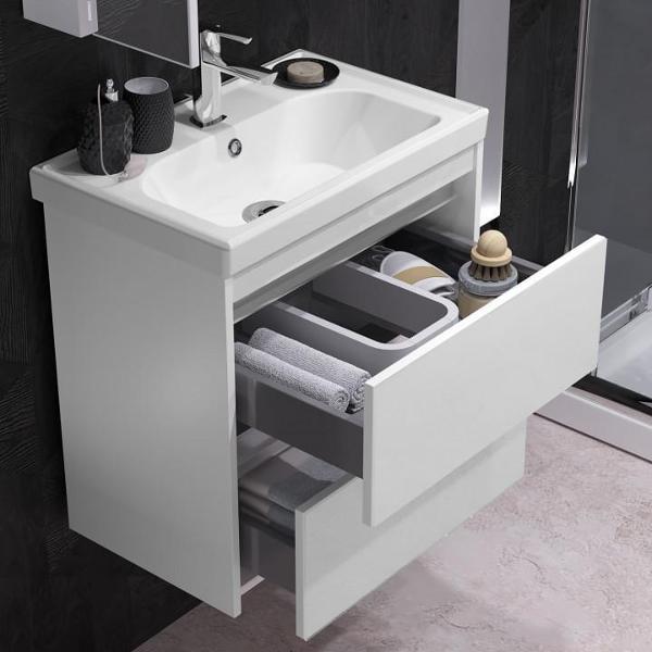 Тумба с раковиной OPADIRIS Фреш OSFR160W-K