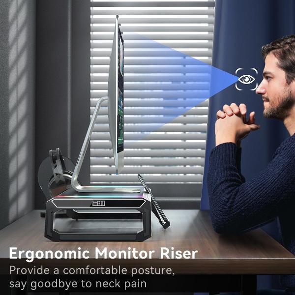 Подставка под монитор STM MS1RGB черный