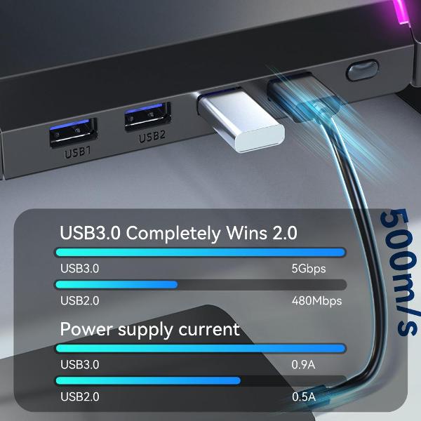 Подставка под монитор STM MS1RGB черный
