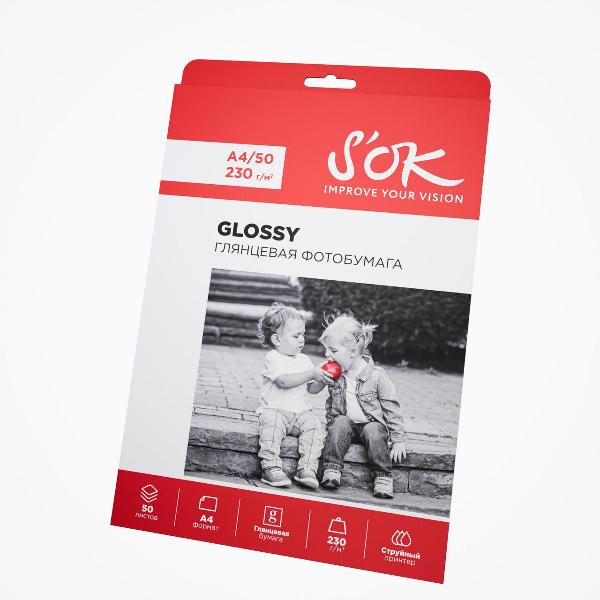 Фотобумага для принтера S'ok SA4230050GX4