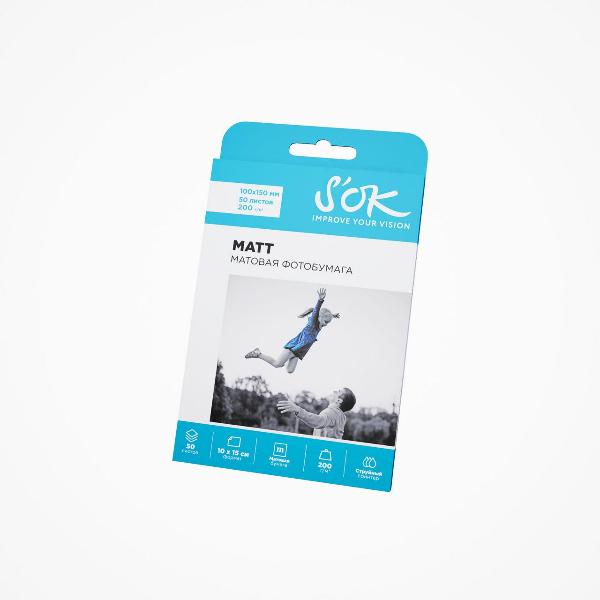 Фотобумага для принтера S'ok SA6200050MX3