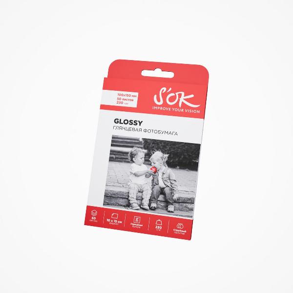 Фотобумага для принтера S'ok SA6230050G4RX5