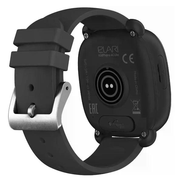 Часы с GPS трекером Elari 4G Lite черный