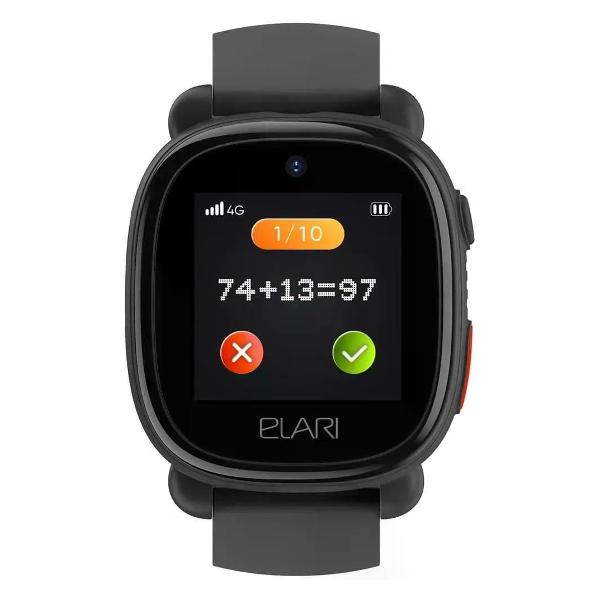 Часы с GPS трекером Elari 4G Lite черный