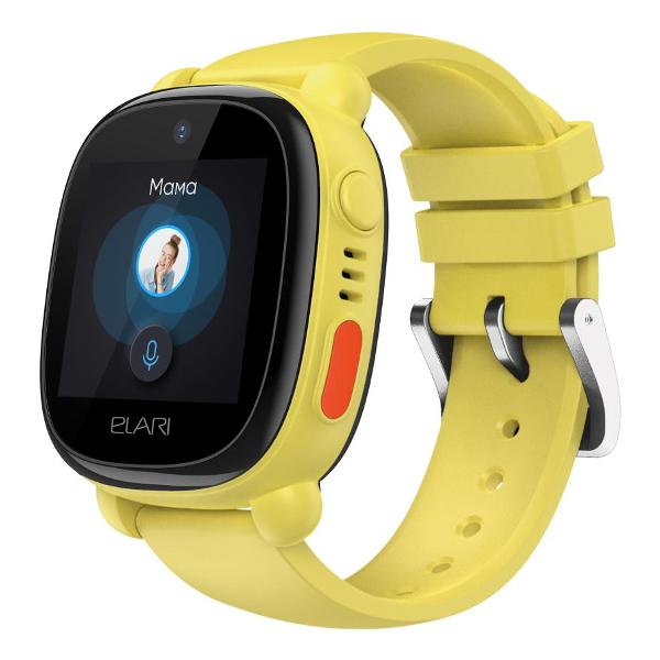 Часы с GPS трекером Elari 4G Lite желтый
