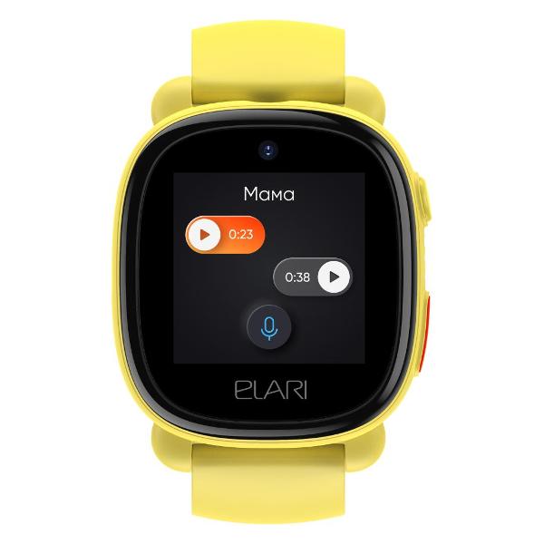 Часы с GPS трекером Elari 4G Lite желтый