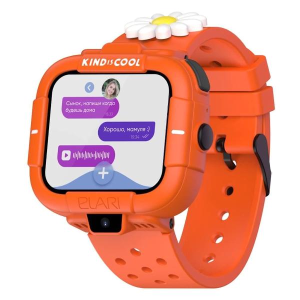 Часы с GPS трекером Elari KidPhone оранжевый