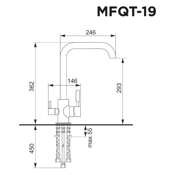 Смеситель Maunfeld MFQT-19B