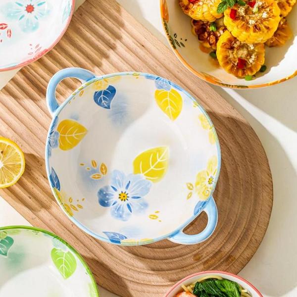 Тарелка столовая HOMIUM Japanese Collection глубокая, с ручками, D23.5 см