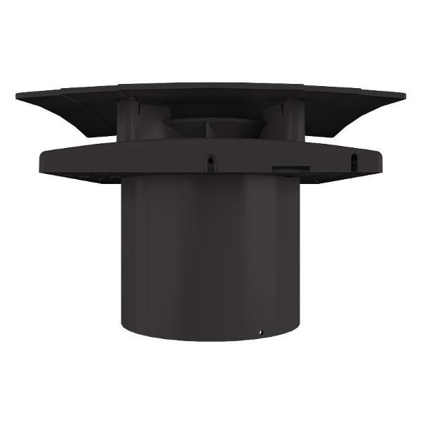 Вентилятор вытяжной НашВент Мамбо 100 черный матовый