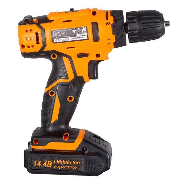 Шуруповерт аккумуляторный Вихрь ДА-14Л-2KА (ДА-14Л-2K) (1,5 А/ч)