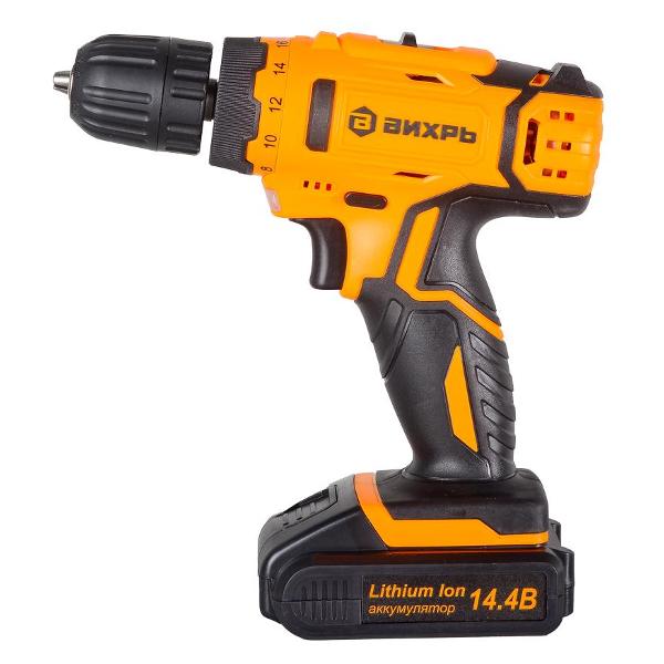 Шуруповерт аккумуляторный Вихрь ДА-14Л-2KА (ДА-14Л-2K) (1,5 А/ч)