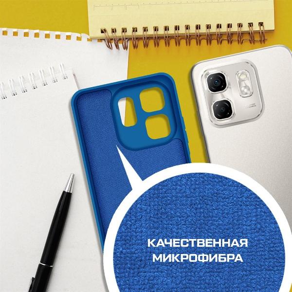 Чехол Krutoff для INFINIX Hot 50i, синий