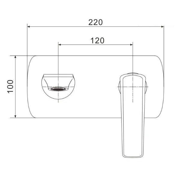 Смеситель Rose R1341H