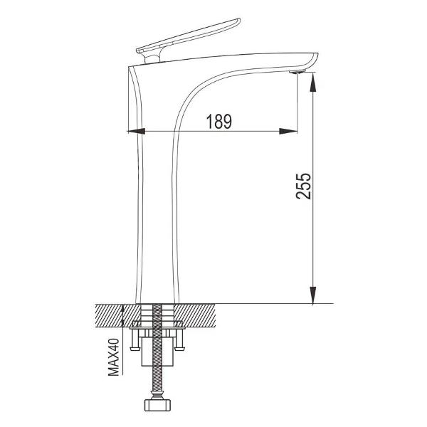 Смеситель Rose R2711H
