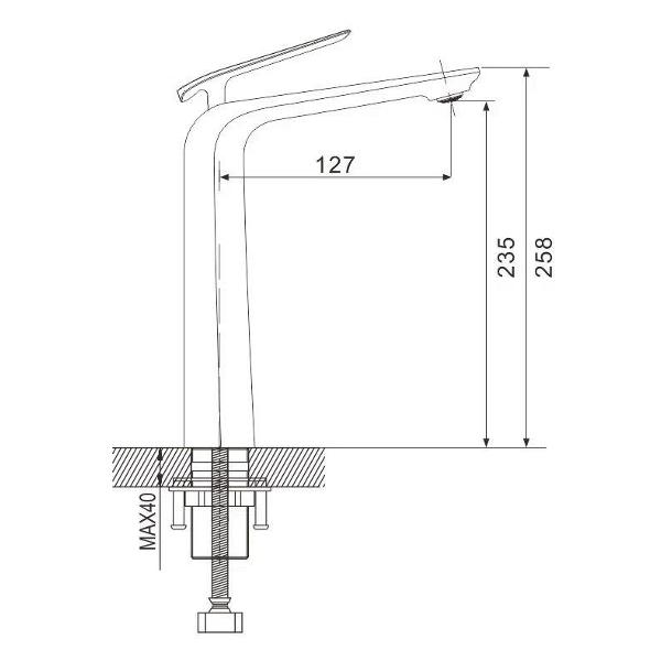Смеситель Rose R1311