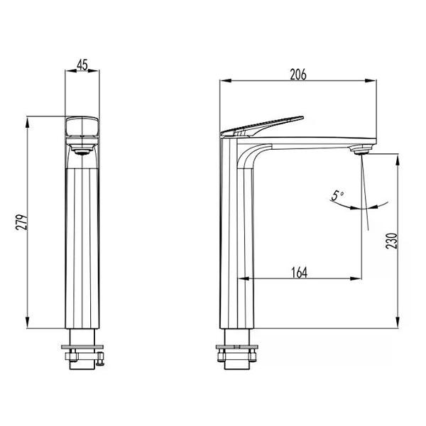 Смеситель AQUAme AQM6714BG