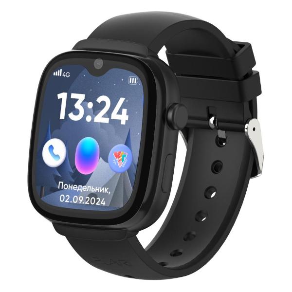 Часы с GPS трекером Elari KidGram Watch 4G черный