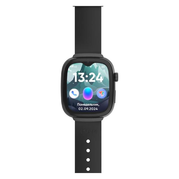 Часы с GPS трекером Elari KidGram Watch 4G черный