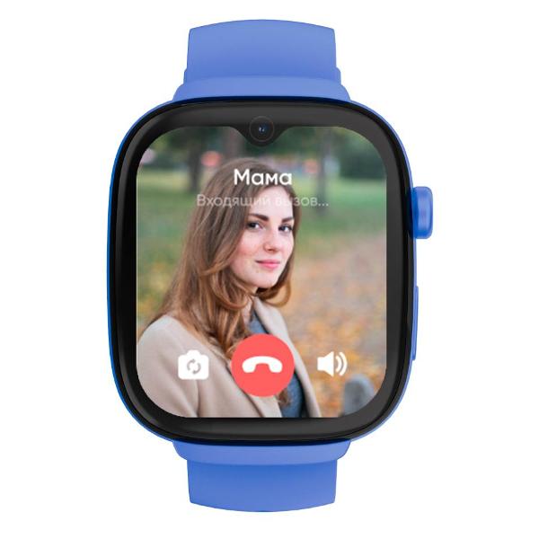 Часы с GPS трекером Elari KidGram Watch 4G синий