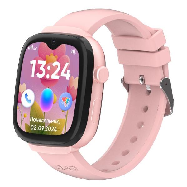 Часы с GPS трекером Elari KidGram Watch 4G розовый