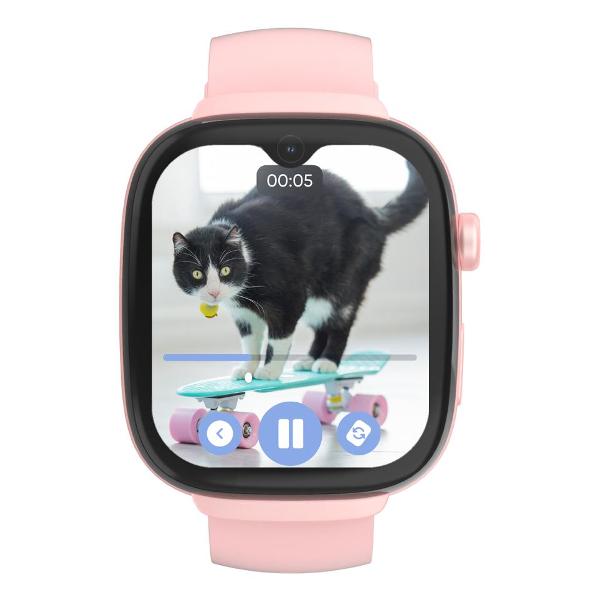 Часы с GPS трекером Elari KidGram Watch 4G розовый