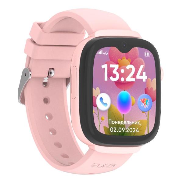 Часы с GPS трекером Elari KidGram Watch 4G розовый
