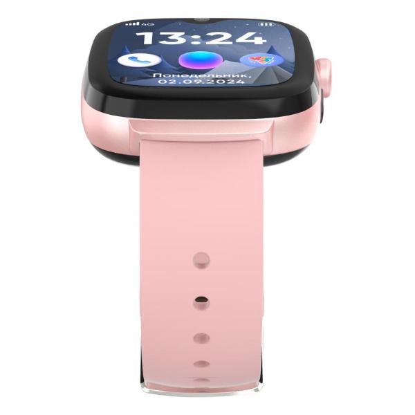 Часы с GPS трекером Elari KidGram Watch 4G розовый