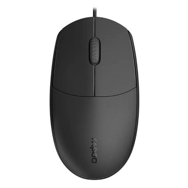Мышь проводная Rapoo N100C черный фото
