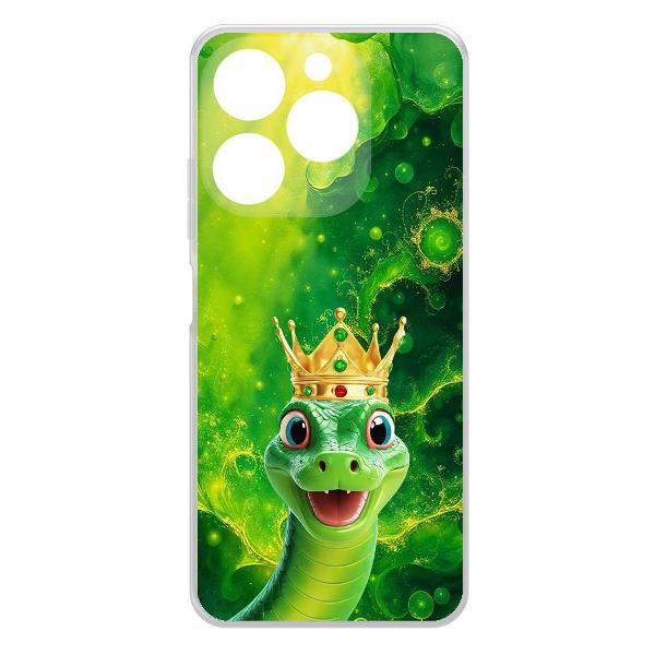 Чехол Krutoff Clear Case Символ 2025 года для Itel A70 фото