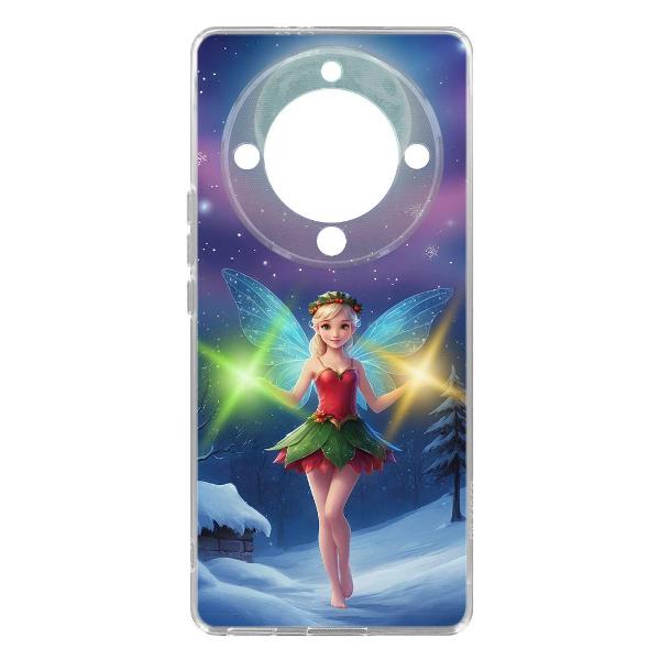 Чехол Krutoff Clear Case Снежная фея для Honor Magic 5 Lite