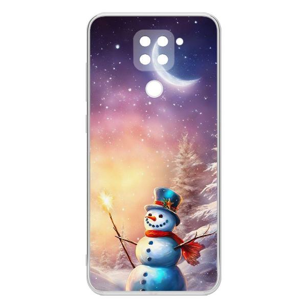 Чехол Krutoff Clear Case Зимнее волшебство для Redmi Note 9