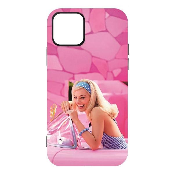 Чехол Krutoff Soft Case Барби в розовом для 12 Pro Max чер. фото