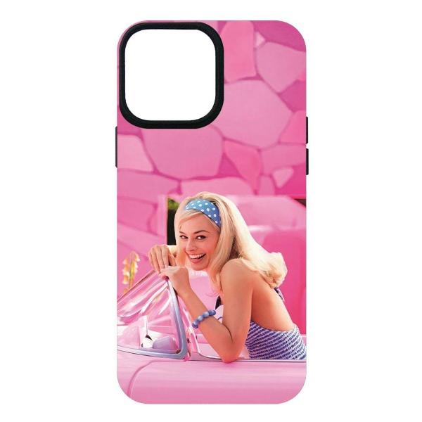 Чехол Krutoff Soft Case Барби в розовом для 13 Pro Max чер.