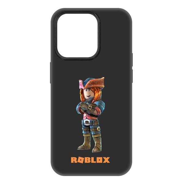Чехол Krutoff Roblox-Эзебель для iPhone 15 Pro черный (477577)