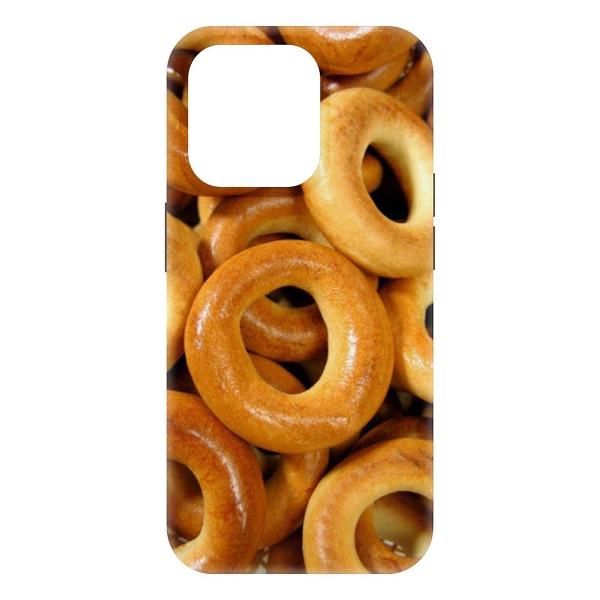 Чехол Krutoff Сушки для iPhone 15 Pro черный (477689)