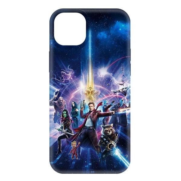 Чехол Krutoff для iPhone 15 Plus Стражи Галактики. Все вместе (477557) фото